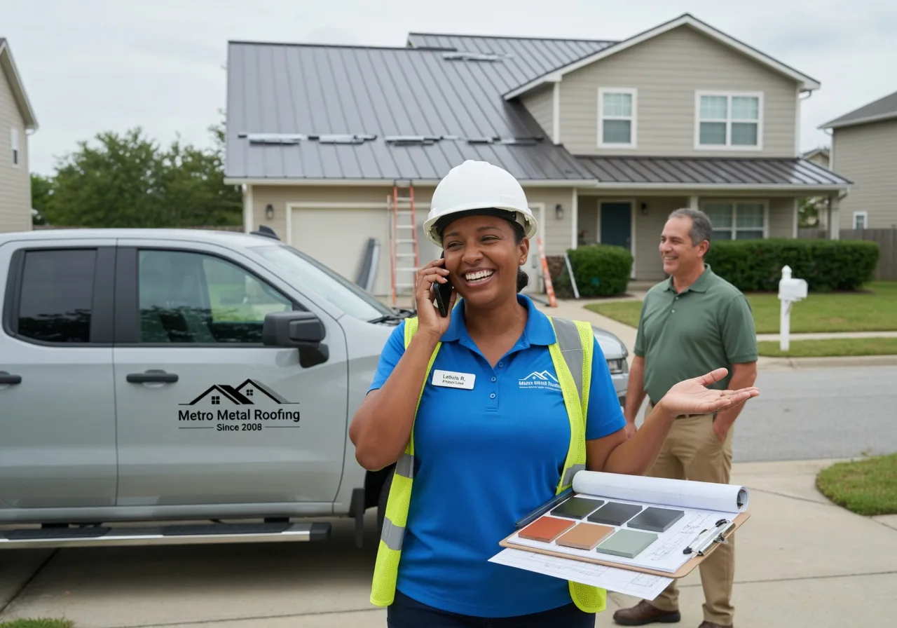 Storm Damage Metal Roof Repair in Mosherville, MI